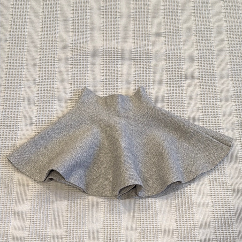 Gray Circle Mini Skirt for Casual Wear NWOT